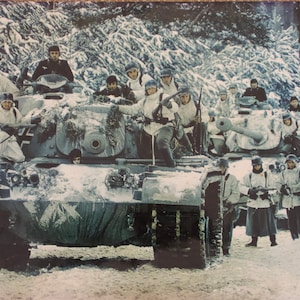 Patton Tanks in the Snow Film Still