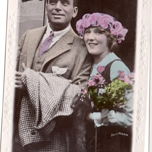 Carte postale Douglas Fairbanks et Mary Pickford