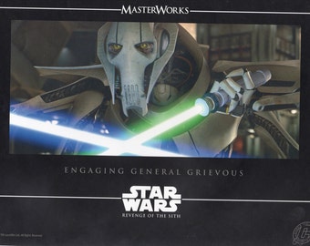 Star Wars Masterworks Collectors Cards, 'Engaging General Grievous'