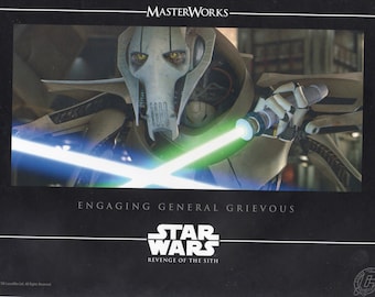 Star Wars Masterworks Collectors Cards, 'Engaging General Grievous'