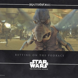 Cartes de collection Star Wars Masterworks, « Parier sur la course à pied »