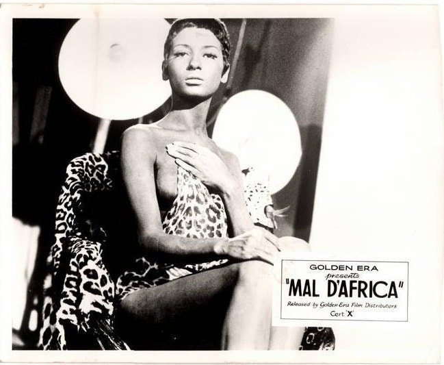 Lobby Card for "Mal D'Africa" Woman's Studio Photo