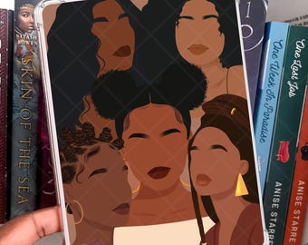 Printable Kindle Insert | Black Girl Insert | Melanin | Black Girls Read | Case Insert | Kindle Stickers | Digital Download