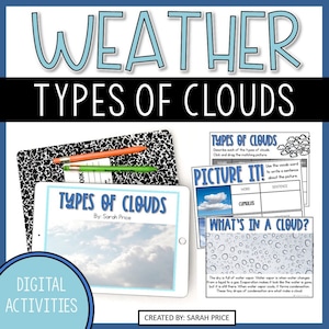 Eenheid Soorten Wolken - Digitale wetenschapsactiviteiten van het tweede en derde leerjaar