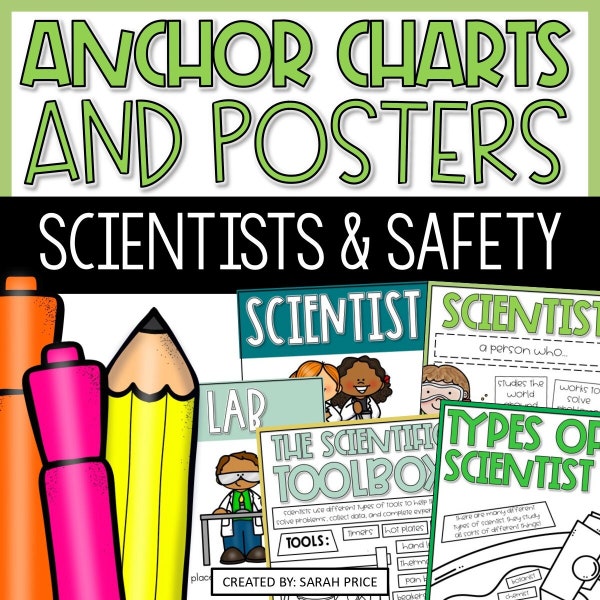 Scientists and Safety Anchor Charts and Science Posters