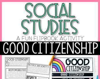 Gute Bürgersinns Flipbook Aktivitäten - Zweit- und dritte Klasse Sozialkunde Projekt