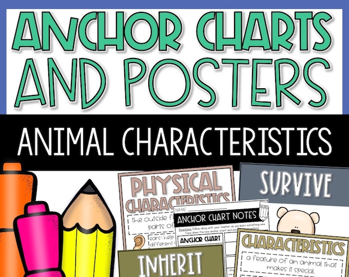 Animal Adaptations Anchor Chart - Etsy Canada