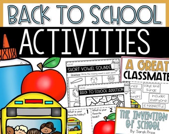 Actividades de regreso a clases de 2.° y 3.° grado: lecciones todo sobre mí y trabajo matutino