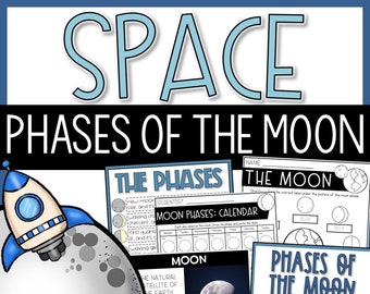 Phases of the Moon Lessons  Activities - 2nd and 3rd Grade Astronomy Science Unit