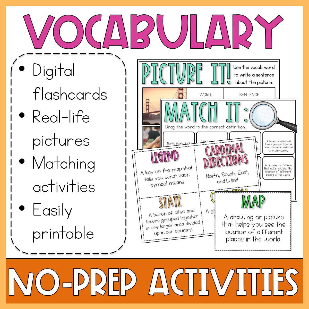 Map Skills Digital Activities for Google Slides - Etsy