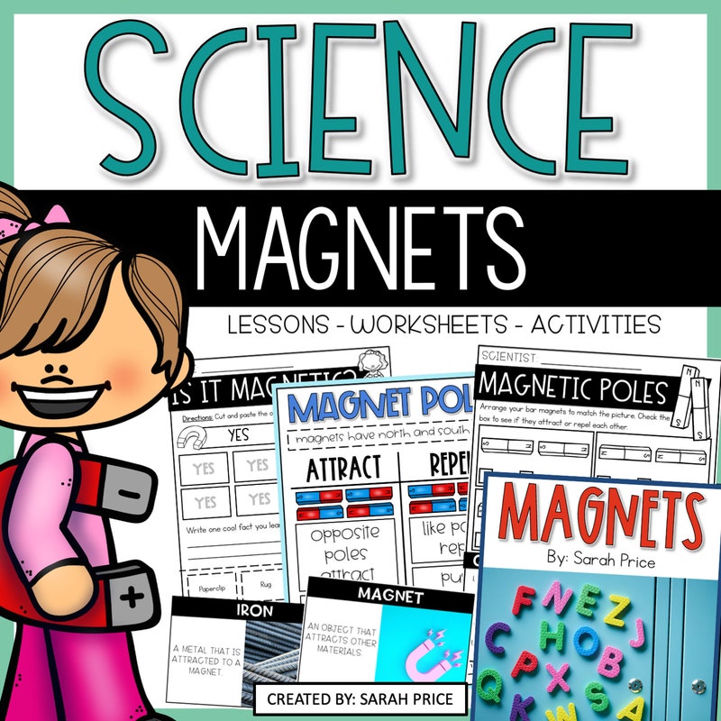 Worksheet School Magnetism - Etsy