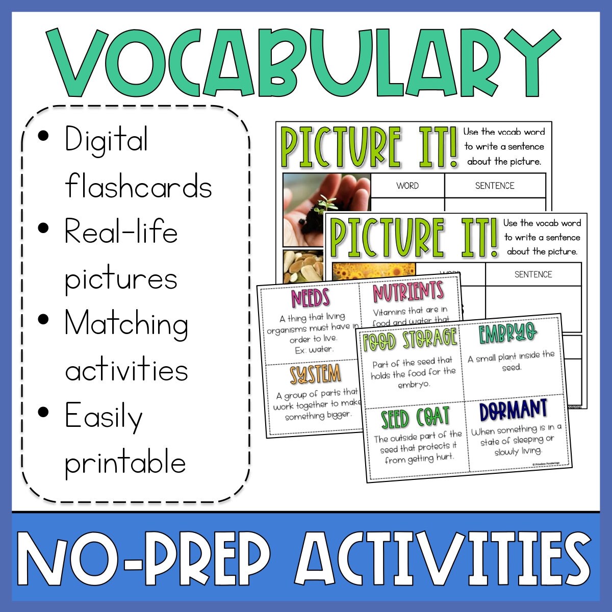 Parts of a Seed Google Slides - 2nd & 3rd Grade Digital Science Lessons ...