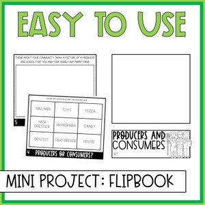2nd Grade Economics Lessons - Producers Consumers Activities ...