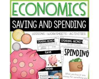 Economics Lessons | Spending and Saving Money Activities - Social Studies Worksheets for Kids