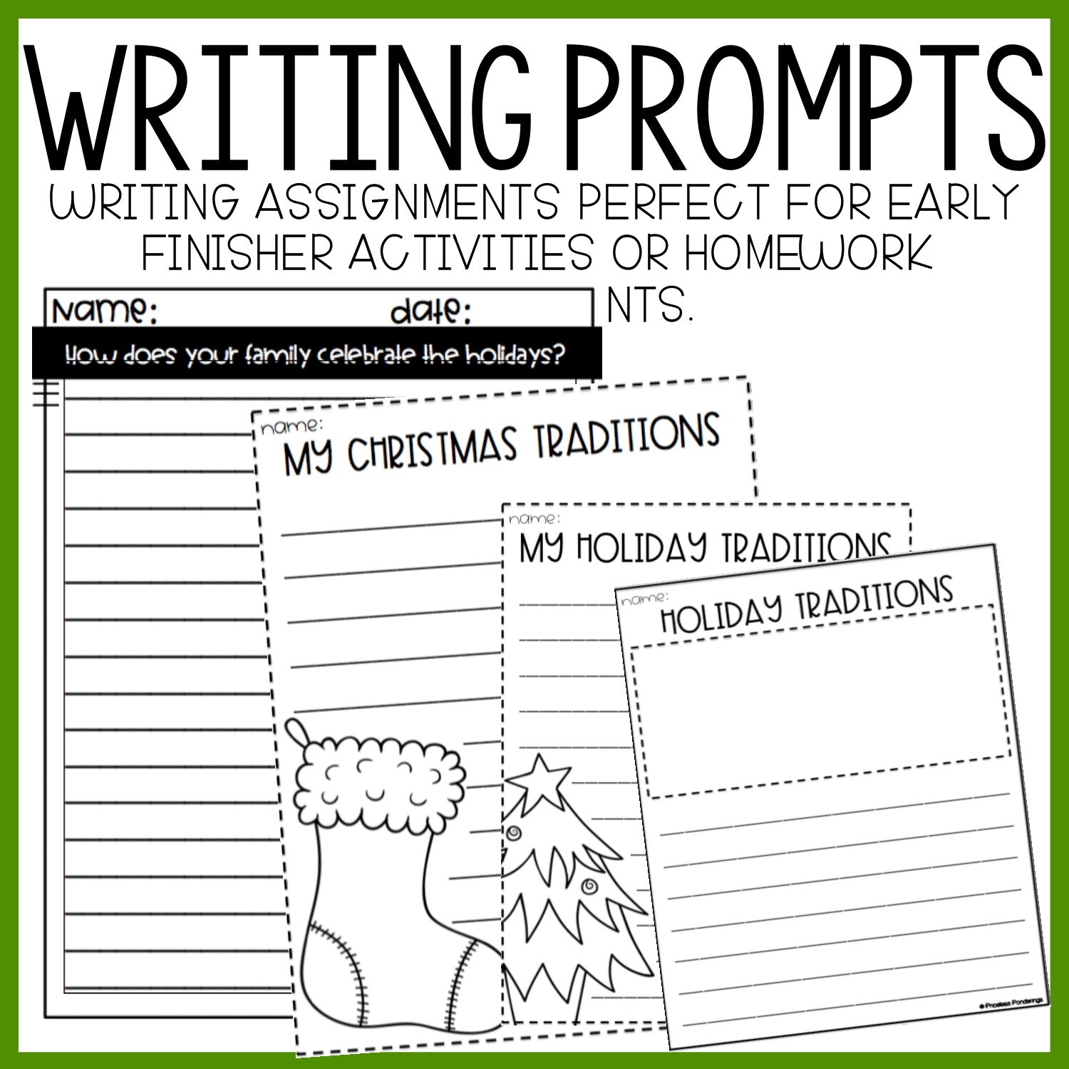 Christmas Traditions Activities and Task Cards - Etsy