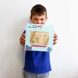 MyLittleBakeBox Giraffe Safari Keks Backen und Dekorieren Starter Set | Erwachsene und Kinder Enthält Fondant, Ausstechformen, Farbe