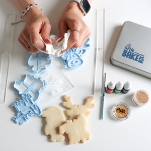 MyLittleBakeBox Keks-licious Weihnachtskeks Backen und Dekorieren Kit | Erwachsene und Kinder mit Fondant, Ausstechformen, Farbe, Streuseln