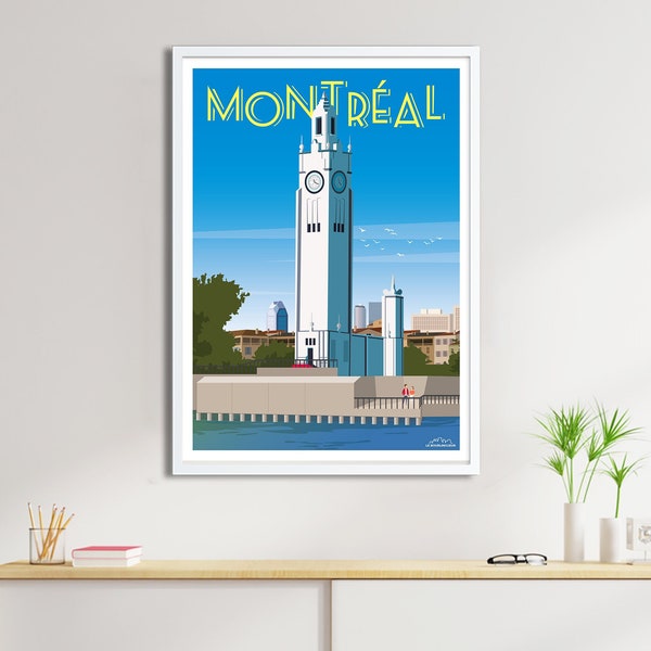 Affiche Montréal - Poster de ville de France et du Monde