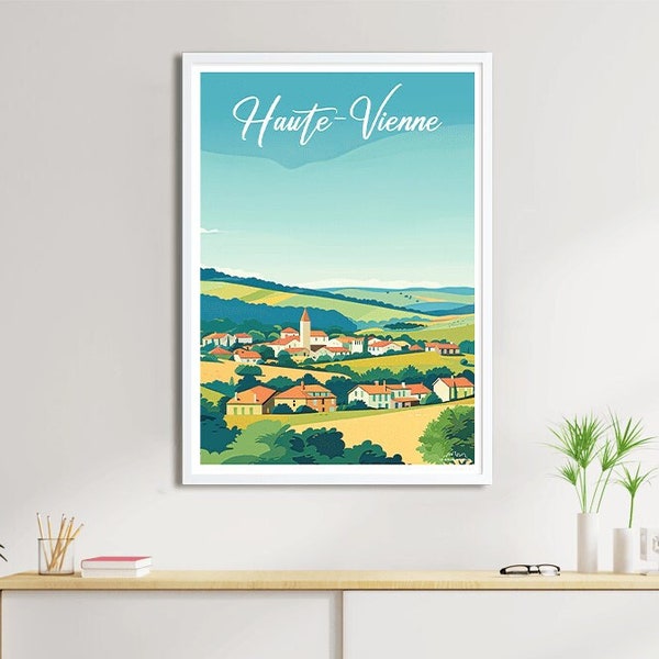 Haute-Vienne Poster - City Poster of France and the World