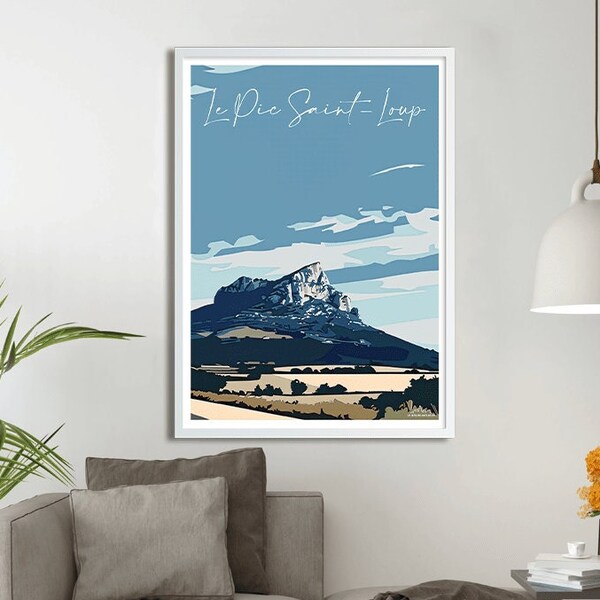 Pic Saint-Loup Poster - City Poster of France and the World