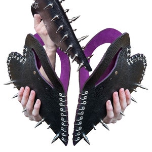 DOVES Leather Heart Clutch