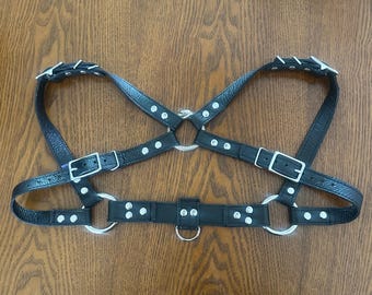 DOVES Bulldog Harness w Serpent Ring