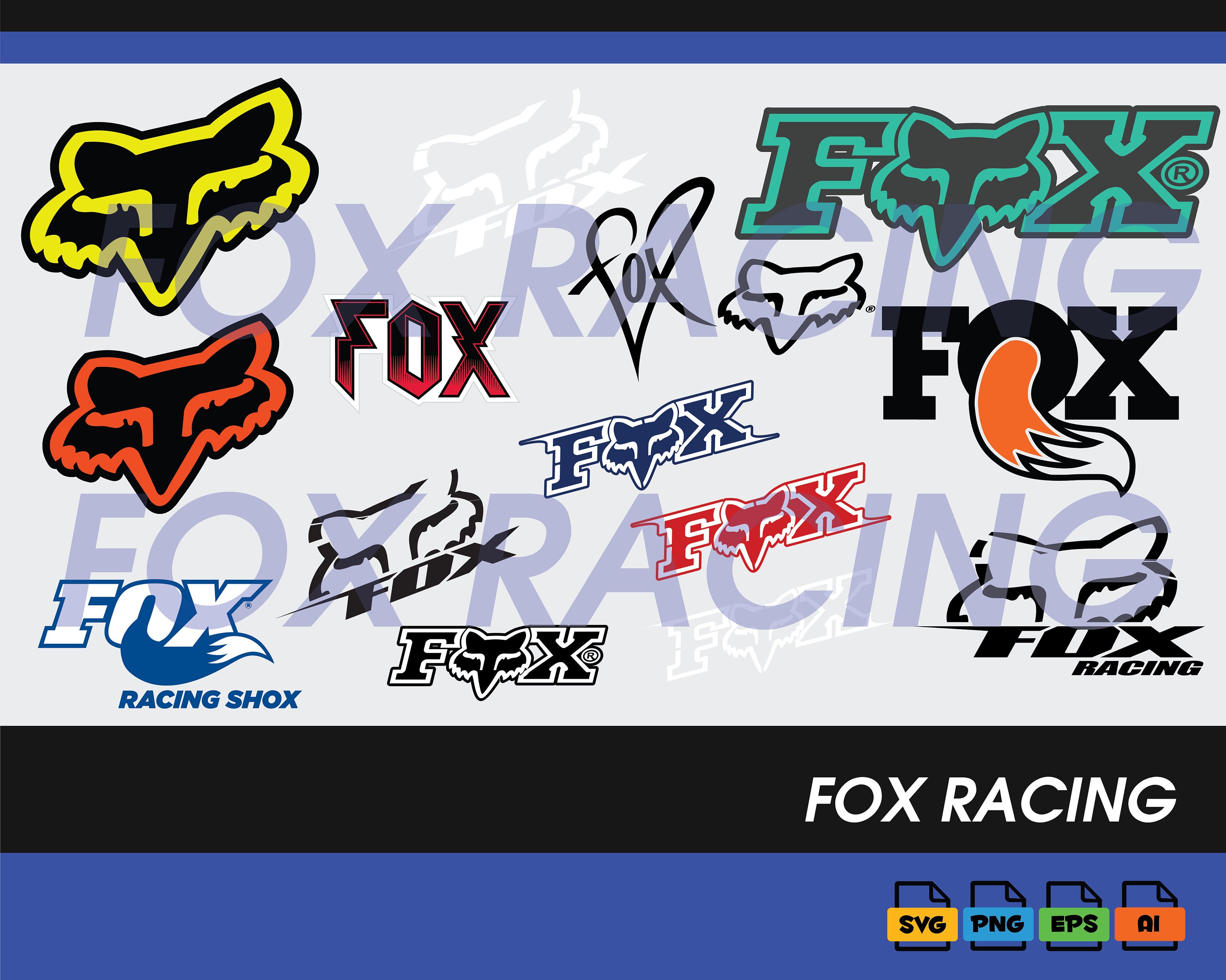 Fox Racing Svg 