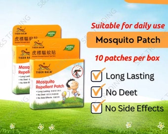 TIGER BALM Mosquito Repellent Patch 10s No deet kid and baby mosquito patch