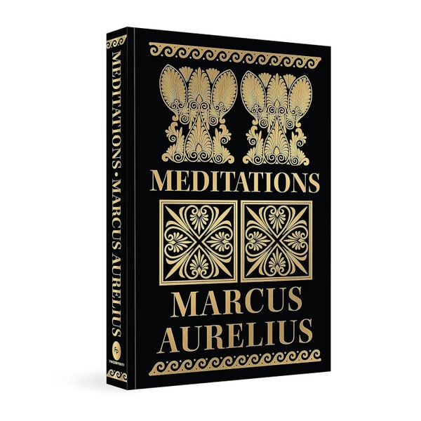 Meditations hardback book by Marcus Aurelius/ 304 pages/ Meditation Guide