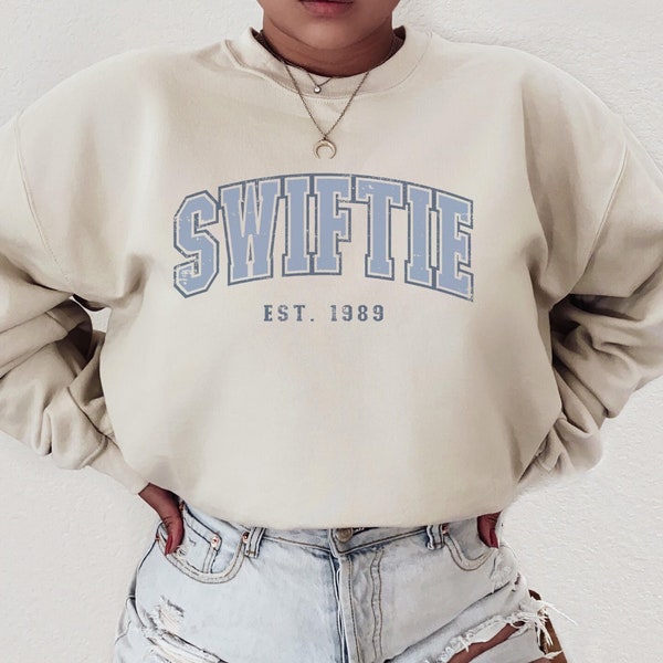 Vintage Style Swiftie Sweatshirt - Taylor Swift Est.1989 Fan Gift, Christmas Gift for Women