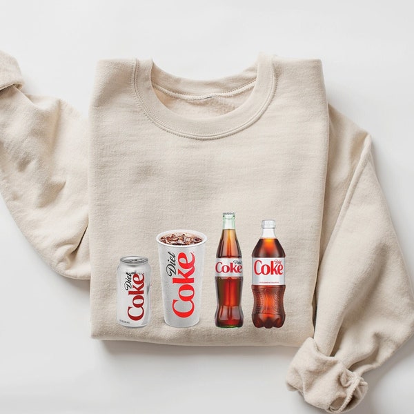 Diet Coke Lover Sweatshirt,Diet Coke Shirt, Funny Coke Shirt, Coke Lover Sweater, Coke Long Sleeve, Diet Coke Long Sleeve