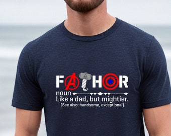 Fathor Noun Shirt,Thor,Avengers Shirt,Father's Day Gift,Avengers Men's Shirt,Fathor Definition Shirt,Marvelous Dad Shirt,Superhero Dad