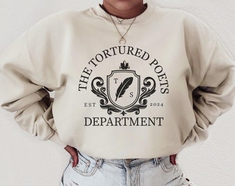 The Tortured Poets Department Sweatshirt, Swiftie Sweatshirt, Swiftie Gift Hoodies 4XL 5XL Plus Size Sweater