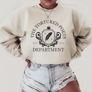 The Tortured Poets Department Sweatshirt, Swiftie Sweatshirt, Swiftie Gift Hoodies 4XL 5XL Plus Size Sweater