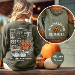 Halloweentown University Sweatshirt, Halloweentown Sweatshirt, Pumpkin Halloween Sweatshirt, Halloween Party, Halloween Gifts, Pumpkin Shirt
