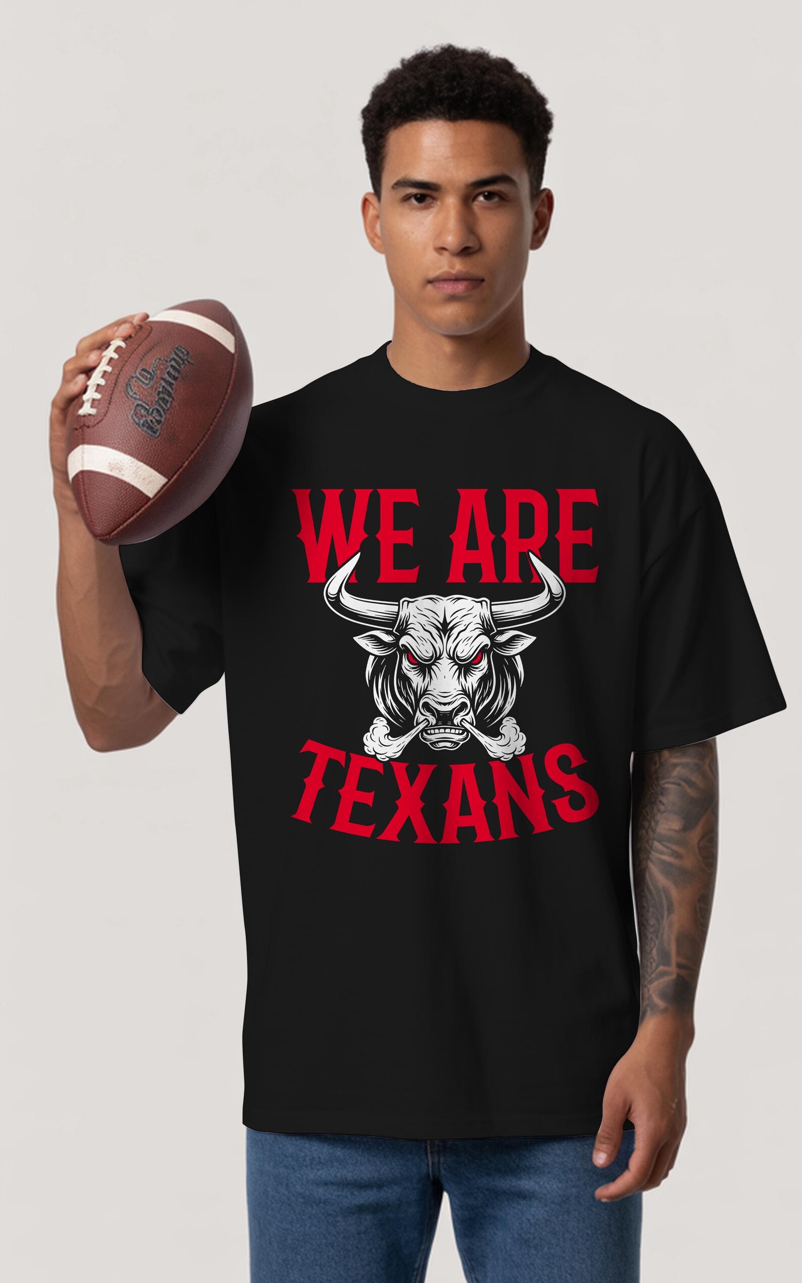 Numbers Houston Club Texans Football Fan Shirt • Custom Back Name & Number • Houston Game ...