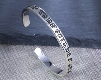 Brazalete de plata con flor cruzada de corazón eterno estilo corazones cromados, parejas vintage INS, unisex, amor para siempre, pulsera gótica abierta