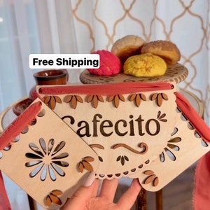 Cafecito y Pan Dulce, Spanish Sign Housewarming gift, Olla De Barro Decor, Cafecito Garland, Cafecito Decor, Papel Picado, Cafecito y Chisme