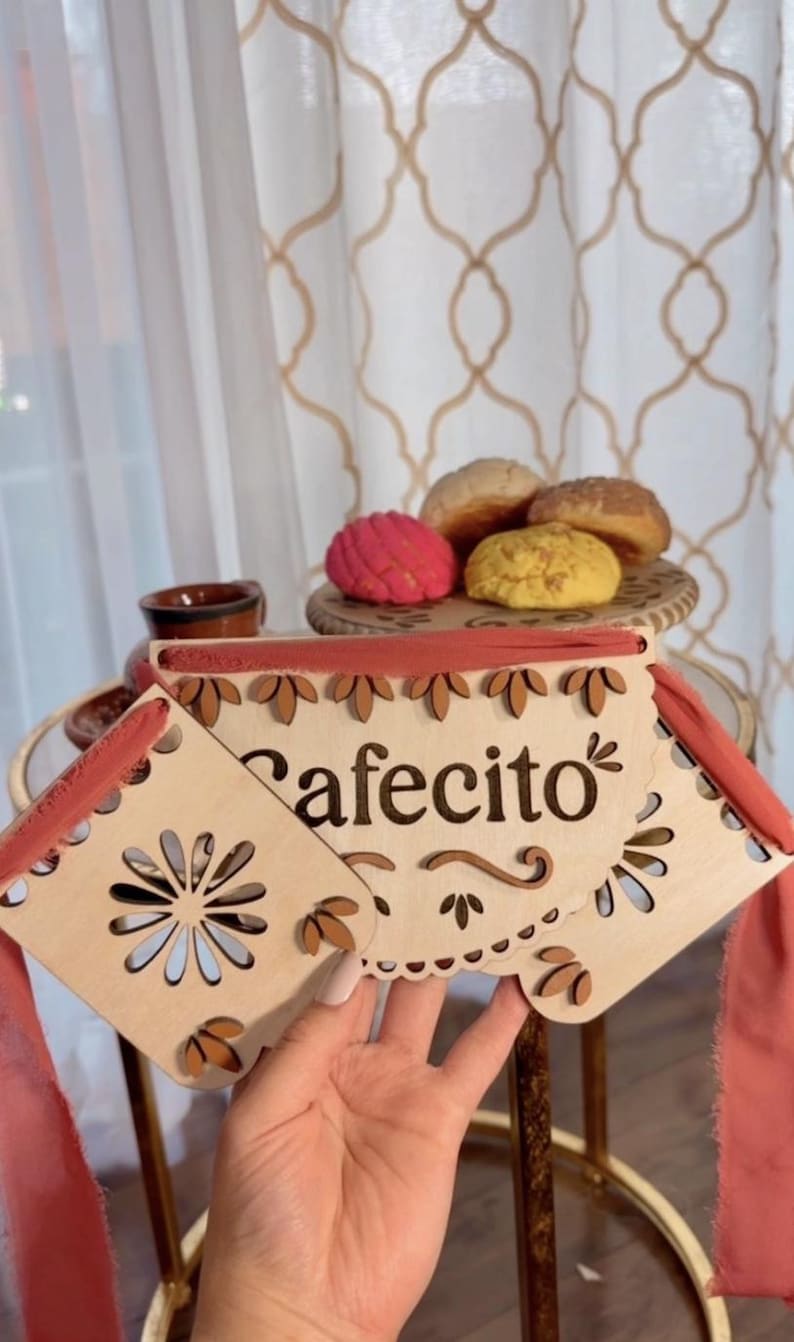 Cafecito Y Pan Dulce, Spanish Sign Housewarming Gift, Olla De Barro ...