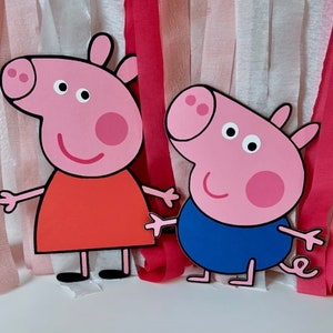 Peppa Pig Props, George Pig Prop, Peppa pig Backdrop, Big Peppa Pig, Peppa Pig Decorations
