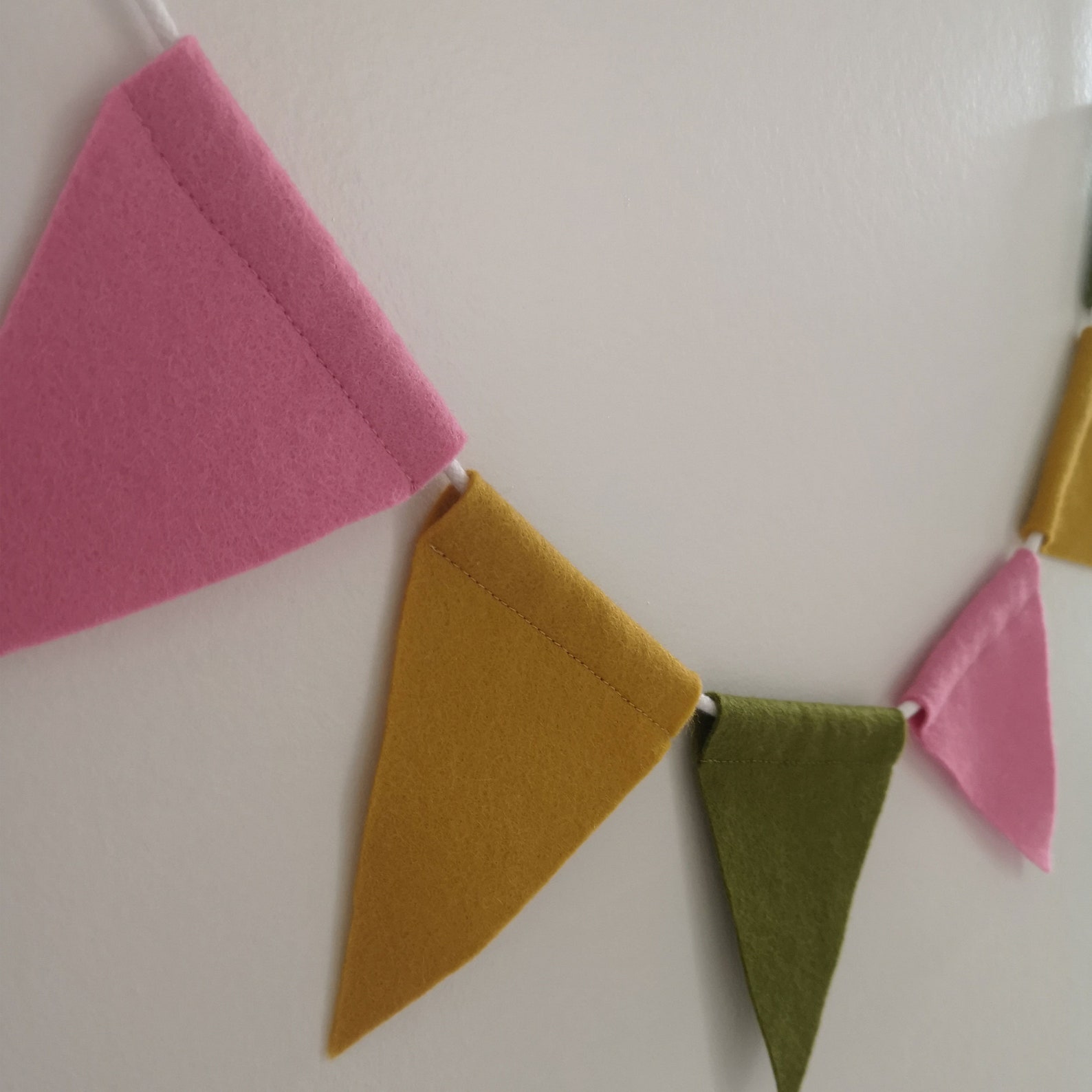 Personalized Bunting Garland, Baby Room Bunting, Customizable Felt ...