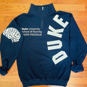 Custom College Quarter Zip Sweatshirt, School Name