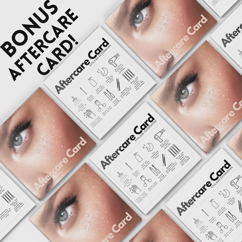 Eyelash Tech Training Manuals, Editable Canva Lash Extensions Classic ...