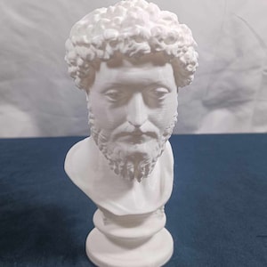 Marcus Aurelius 3D Printed Statue - Authentic Roman Reproduction - Various Sizes & Colors - Home Decor, History Gift - FDM 3D Print