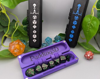 Dice Storage Box - Slim 1 Set Dice Vault - Customizable