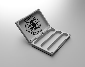 Dice Storage Box STL: Class Specific Dice Vault with Tray (Digital Download)