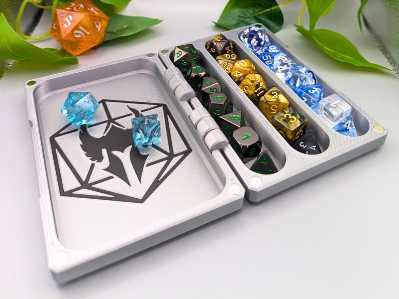 Dice Locker Dice Storage Box STL: Class Specific Dice Vault With Tray (digital ...