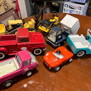 vintage Tonka trucks