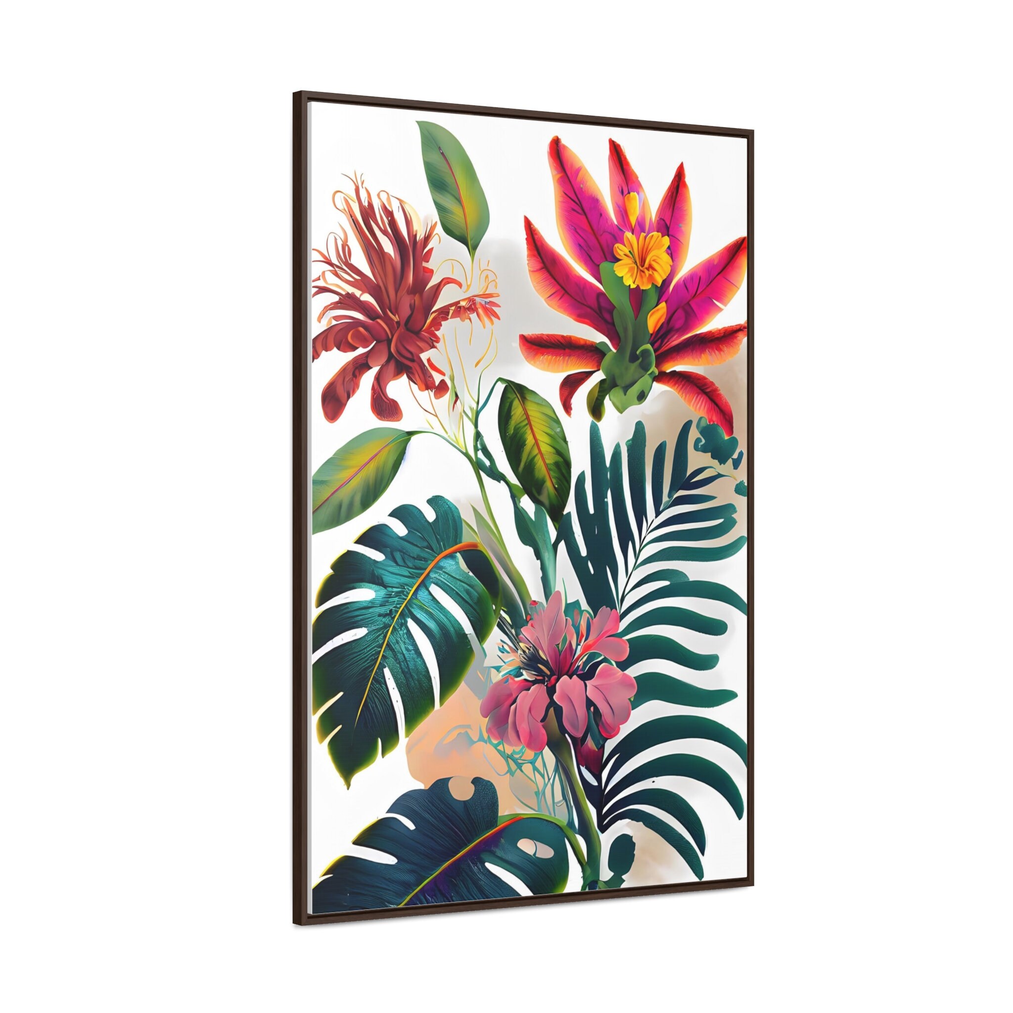 Beautiful Tropical Wall Art, Set of 3 Beautiful Botanical Art Set ...