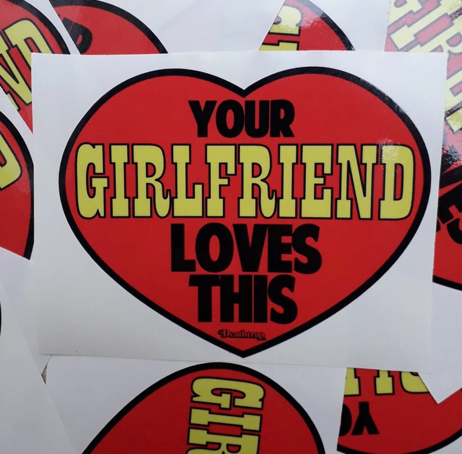 Your Girlfriend Loves This! Car / Bumper Sticker - Etsy